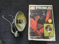 Heater beside original Primus box