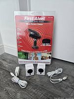 Front view of all cameras and accessories