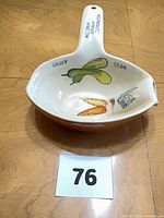 Top view showing interior vegetable graphics and text Gravy Lean