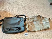 Both bags side by side on floor