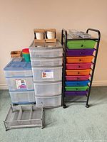 Group shot of all storage organizers