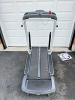 Full view of Bowflex TreadClimber showing tread belts and frame