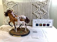 Full figurine with display card and base inscription visible