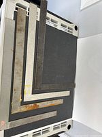 All three squares stacked to show overall size and condition