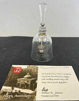 Bell front view with letter card