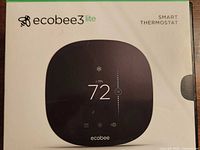Front of box showing Ecobee3 Lite Smart Thermostat
