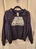 Front view Disney Parks Star Wars sweatshirt
