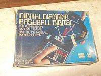 Front of original Parker Brothers Digital Diamond Baseball box