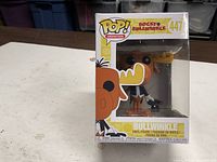 Front view of boxed Funko Pop Bullwinkle figure