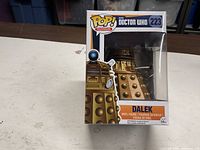 Front view of boxed Funko Pop Dalek #223