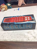 Merlin game box closed
