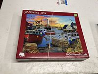 Front of puzzle box with image and piece count visible