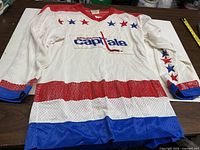 Full front view of jersey