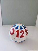 Full view showing numbers 0-3 and blue accents