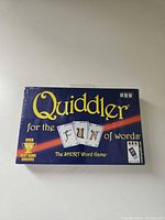 Front view of sealed Quiddler box