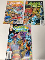 Front covers of issues #2, #3, #4