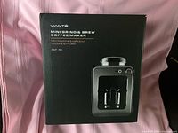 Front of Viante Mini Grind & Brew Coffee Maker box