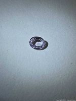 Front view of lavender spinel