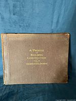 Front cover showing title and material