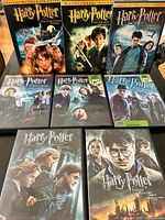 All eight DVD cases front view