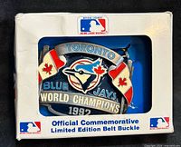 Buckle inside original MLB licensed display box