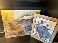 Both sealed prints side by side showing artwork and packaging