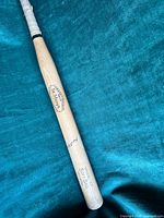 Barrel showing maker’s markings and wood grain