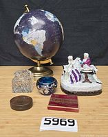 All six items arranged on table