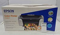 Front view of Epson Stylus C88+ printer box