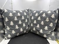 Both pillows side by side showing overall pattern and condition