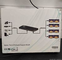 Rear of retail box showing product diagram, certifications and specifications