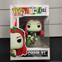 Front view of sealed Funko Pop Poison Ivy #553 box
