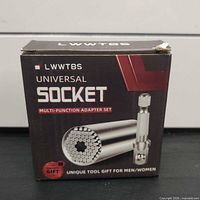 Front of boxed LWWTBS universal socket set