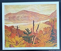 Full view of lithograph showing entire composition and border