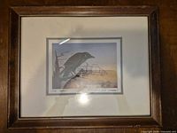 Front view of framed Sue Coleman print