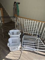 All items grouped: three drying racks and two baskets