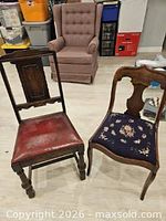 Both chairs side by side showing overall design and upholstery