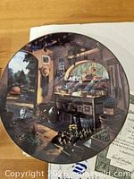 Top view of Serenity plate showing full artwork