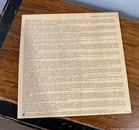 Rear sleeve with track list and liner notes