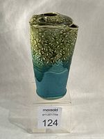 Front view showing sea-turtle relief and glaze transition