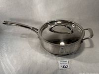 Pan with lid, overall view