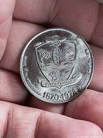 Reverse with crest, STREETSVILLE scroll, dates 1820-1974