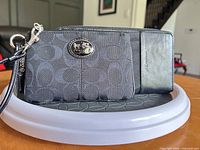 Coach wristlet and Anne Klein billfold front view