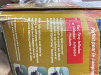 Coleman retail box with product information text