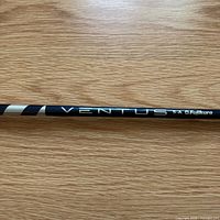 Ventus branding and model marking on shaft