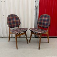 Both chairs front three-quarter view