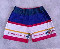 Front view of shorts laid flat