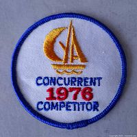 Front view showing entire patch and design