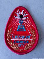 Front view of entire embroidered patch