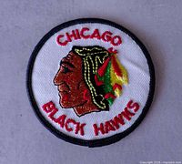 Front view of embroidered patch